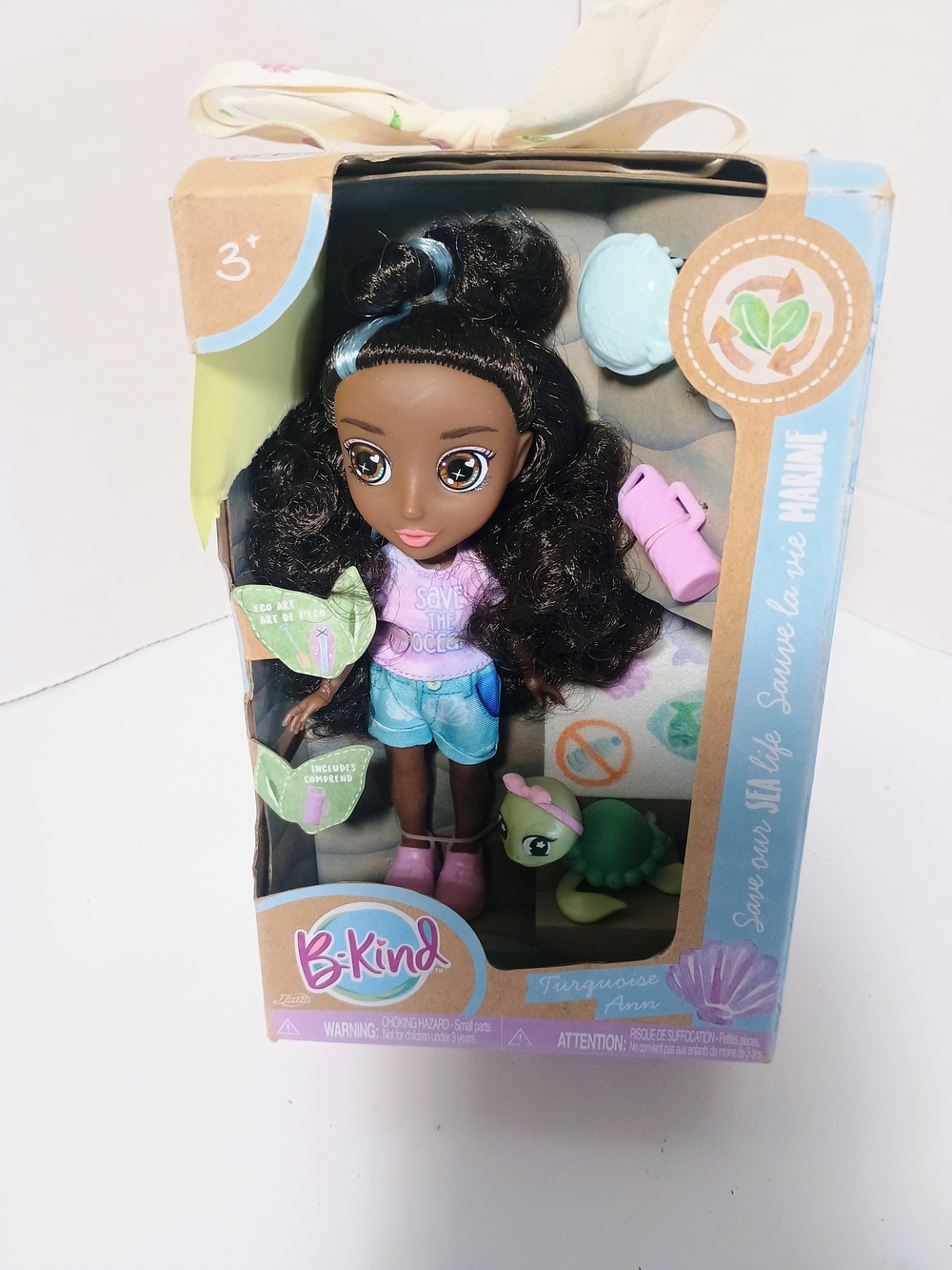 BeKind B-Kind Be Kind Doll 6 Inch Turquoise Ann Nurtures Nature Eco Friendly